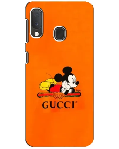 Чохол для Samsung Galaxy A20e з картинкою «Міккі Маус Gucci — помаранч» Чохол для Samsung Galaxy A20e з картинкою «Міккі Маус Gucci — помаранч»