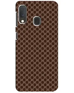 Чохол для Samsung Galaxy A20e з картинкою «Gucci — шоколадна сітка»