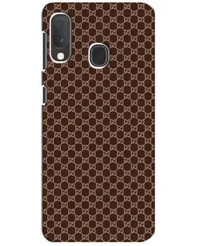 Чохол для Samsung Galaxy A20e з картинкою «Gucci — шоколадна сітка» Чохол для Samsung Galaxy A20e з картинкою «Gucci — шоколадна сітка»