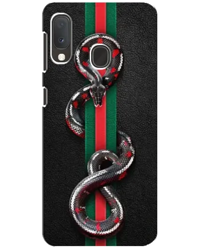 Чохол для Samsung Galaxy A20e з картинкою «Gucci — змія на смузі» Чохол для Samsung Galaxy A20e з картинкою «Gucci — змія на смузі»