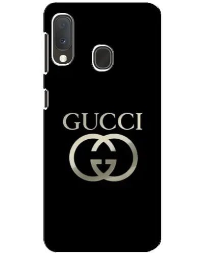 Чохол для Samsung Galaxy A20e з картинкою «Gucci — золото на чорному» Чохол для Samsung Galaxy A20e з картинкою «Gucci — золото на чорному»
