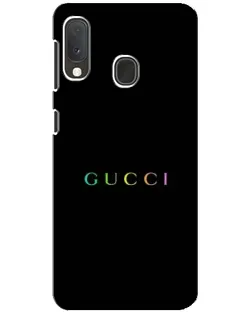 Чохол для Samsung Galaxy A20e з картинкою «Gucci — неоновий мінімалізм»