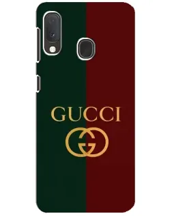 Чохол для Samsung Galaxy A20e з картинкою «Gucci — темно-зелений градієнт»