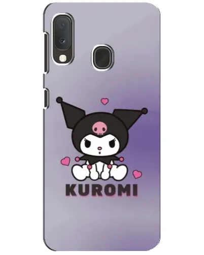 Чехол для Samsung Galaxy A20e с картинкой «Kuromi — фиолетовый арт» Чехол для Samsung Galaxy A20e с картинкой «Kuromi — фиолетовый арт»