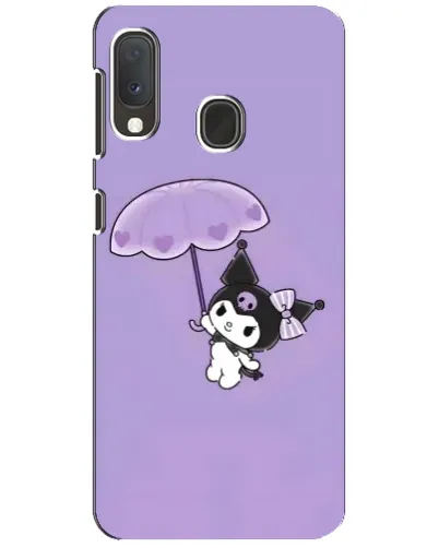 Чехол для Samsung Galaxy A20e с картинкой «Kuromi с зонтиком» Чехол для Samsung Galaxy A20e с картинкой «Kuromi с зонтиком»