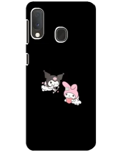 Чехол для Samsung Galaxy A20e с картинкой «My Melody и Kuromi» Чехол для Samsung Galaxy A20e с картинкой «My Melody и Kuromi»