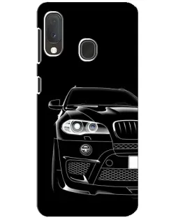 Чехол для Samsung Galaxy A20e с картинкой «Темный силуэт BMW»