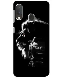 Чехол для Samsung Galaxy A20e с картинкой «BMW и лев»