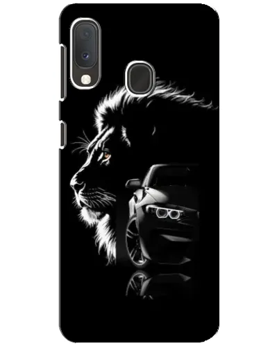 Чехол для Samsung Galaxy A20e с картинкой «BMW и лев» Чехол для Samsung Galaxy A20e с картинкой «BMW и лев»