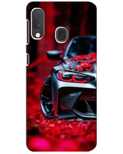 Чехол для Samsung Galaxy A20e с картинкой «Спортивная BMW и цветы» Чехол для Samsung Galaxy A20e с картинкой «Спортивная BMW и цветы»
