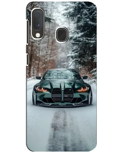 Чехол для Samsung Galaxy A20e с картинкой «BMW в зимнем лесу» Чехол для Samsung Galaxy A20e с картинкой «BMW в зимнем лесу»