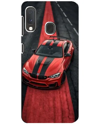 Чехол для Samsung Galaxy A20e с картинкой «BMW на красной дорожке» Чехол для Samsung Galaxy A20e с картинкой «BMW на красной дорожке»