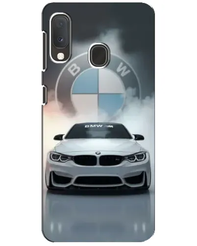 Чохол для Samsung Galaxy A20e з картинкою «BMW в білому диму» Чохол для Samsung Galaxy A20e з картинкою «BMW в білому диму»