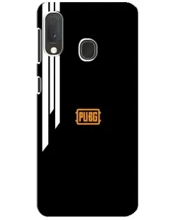Чехол для Samsung Galaxy A20e с картинкой «PUBG — вертикальные линии»
