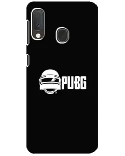Чехол для Samsung Galaxy A20e с картинкой «PUBG — классический лого»