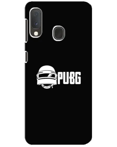 Чехол для Samsung Galaxy A20e с картинкой «PUBG — классический лого»