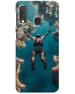 Чехол для Samsung Galaxy A20e с картинкой «PUBG — свободное падение»