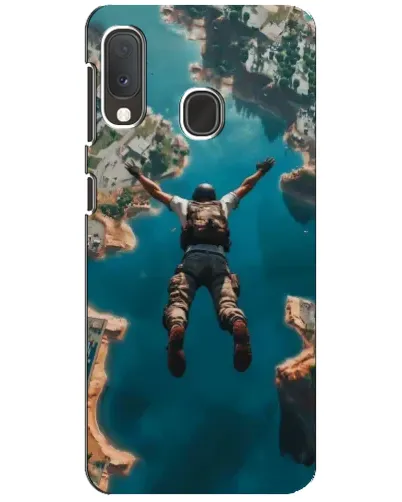Чехол для Samsung Galaxy A20e с картинкой «PUBG — свободное падение»