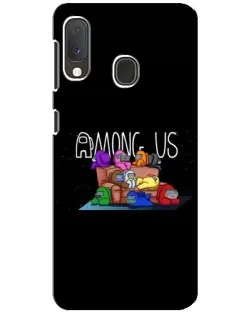 Чехол для Samsung Galaxy A20e с картинкой «Логотип Among Us» Чехол для Samsung Galaxy A20e с картинкой «Логотип Among Us»
