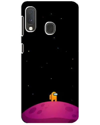 Чехол для Samsung Galaxy A20e с картинкой «Одинокий герой на планете»