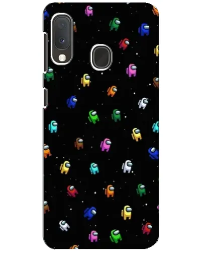 Чехол для Samsung Galaxy A20e с картинкой «Экипаж Among Us»