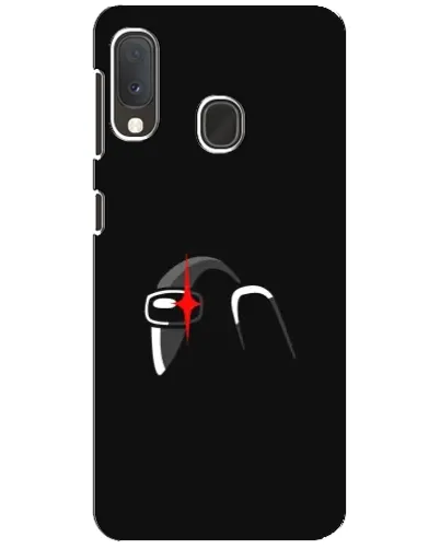 Чехол для Samsung Galaxy A20e с картинкой «Among Us шлем»