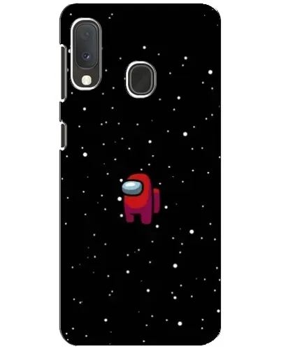 Чехол для Samsung Galaxy A20e с картинкой «Красный Among Us»