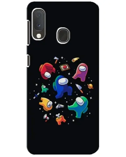 Чехол для Samsung Galaxy A20e с картинкой «Among Us космос»