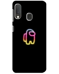 Чехол для Samsung Galaxy A20e с картинкой «Among Us градиент»