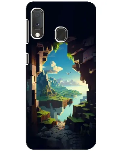 Чехол для Samsung Galaxy A20e с картинкой «Вид из пещеры»