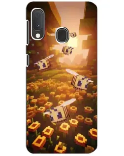 Чехол для Samsung Galaxy A20e с картинкой «Поле подсолнухов»
