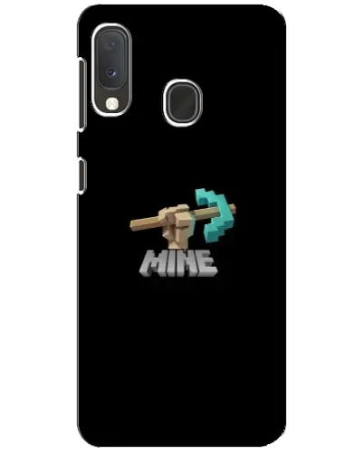 Чехол для Samsung Galaxy A20e с картинкой «Алмазная кирка»