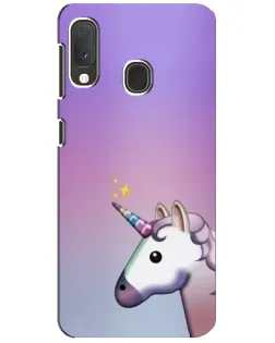 Чохол для Samsung Galaxy A20e з картинкою «Єдиноріг градієнт» Чохол для Samsung Galaxy A20e з картинкою «Єдиноріг градієнт»