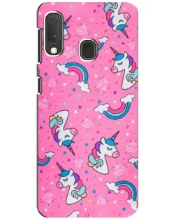 Чохол для Samsung Galaxy A20e з картинкою «Unicorn паттерн рожевий» Чохол для Samsung Galaxy A20e з картинкою «Unicorn паттерн рожевий»