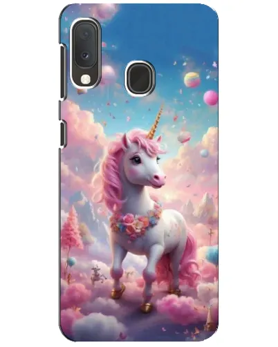 Чохол для Samsung Galaxy A20e з картинкою «Єдиноріг серед хмар»