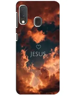 Чехол для Samsung Galaxy A20e с картинкой «Сияние Имени Jesus»
