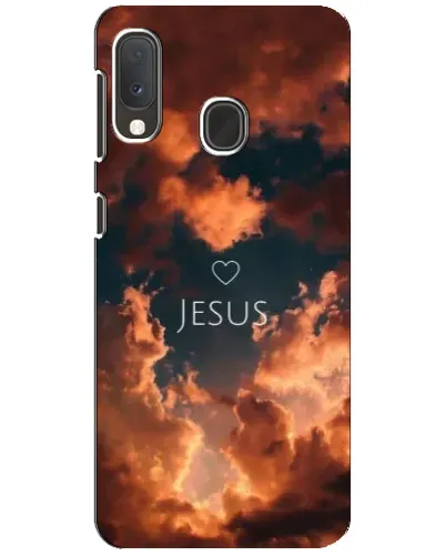 Чехол для Samsung Galaxy A20e с картинкой «Сияние Имени Jesus»