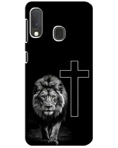 Чехол для Samsung Galaxy A20e с картинкой «Лев и Крест»