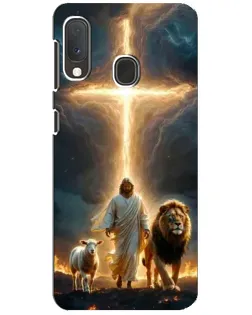 Чехол для Samsung Galaxy A20e с картинкой «Лев Иуды и Свет»