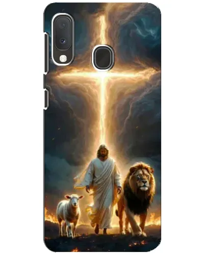 Чехол для Samsung Galaxy A20e с картинкой «Лев Иуды и Свет»