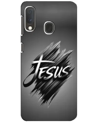 Чехол для Samsung Galaxy A20e с картинкой «Надпись Jesus Graffiti»