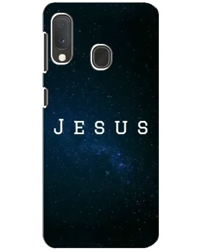 Чехол для Samsung Galaxy A20e с картинкой «Звездное небо Jesus»