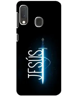 Чехол для Samsung Galaxy A20e с картинкой «Меч Духа Jesus»