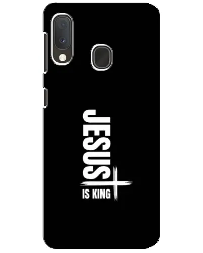Чехол для Samsung Galaxy A20e с картинкой «Вертикаль веры Jesus»