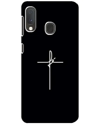 Чехол для Samsung Galaxy A20e с картинкой «Тонкий крест» Чехол для Samsung Galaxy A20e с картинкой «Тонкий крест»