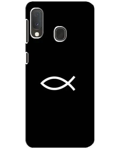 Чехол для Samsung Galaxy A20e с картинкой «Символ рыбы Jesus» Чехол для Samsung Galaxy A20e с картинкой «Символ рыбы Jesus»