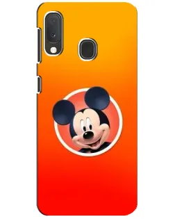 Чехол для Samsung Galaxy A20e с картинкой «Mickey в круге»