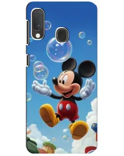 Чохол для Samsung Galaxy A20e з картинкою «Mickey та мильні бульбашки» Чохол для Samsung Galaxy A20e з картинкою «Mickey та мильні бульбашки»