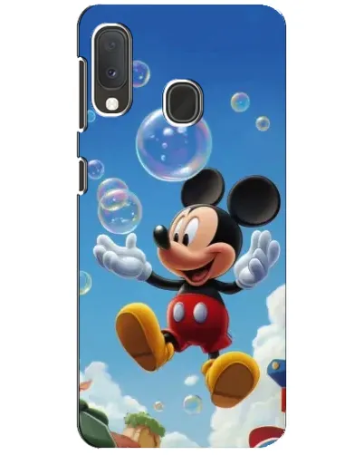 Чехол для Samsung Galaxy A20e с картинкой «Mickey и мыльные пузыри» Чехол для Samsung Galaxy A20e с картинкой «Mickey и мыльные пузыри»