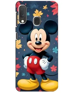 Чехол для Samsung Galaxy A20e с картинкой «Осенний Mickey Mouse»